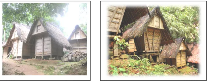 Gambar 7-8. Lumbung padi (leuit) Masyarakat Baduy 