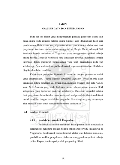 BAB IV ANALISIS DATA DAN PEMBAHASAN