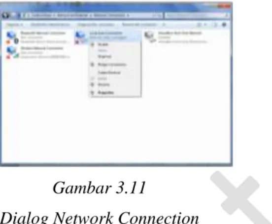 Gambar 3.11  Dialog Network Connection