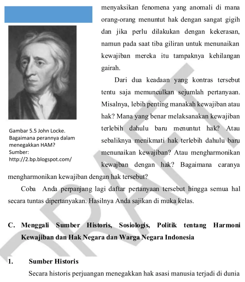 Gambar 5.5 John Locke.