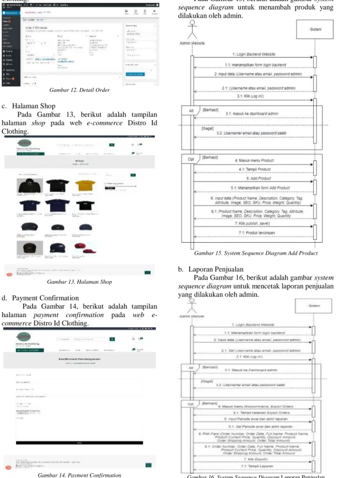 Gambar 16. System Sequence Diagram Laporan Penjualan 