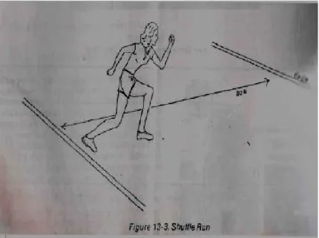 Gambar 5. Tes shuttle Run 