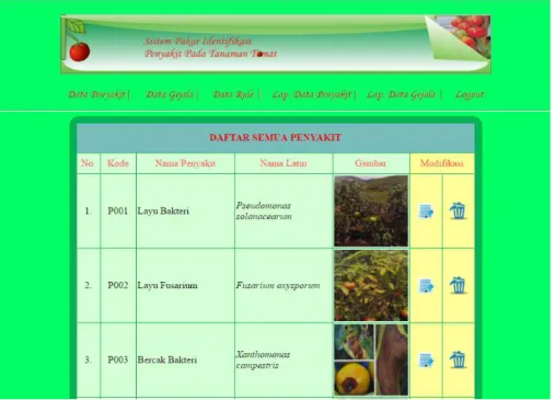 Gambar IV.8. Tampilan Form Data Penyakit 