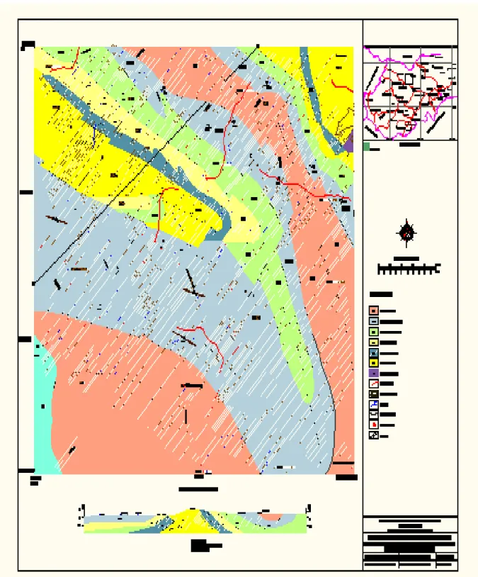 Gambar 2. Peta Penyelidikan Batubara Daerah Pemayungan  Kabupaten Tebo Prov. Jambi  Dan Kabupaten Indragiri Hulu  Prov