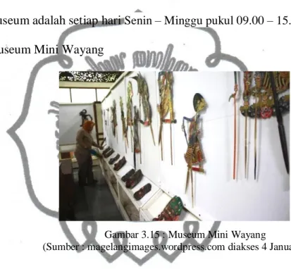 Gambar 3.15 : Museum Mini Wayang 