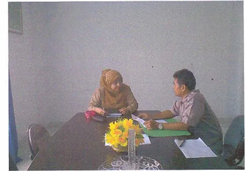 Foto  Wawancara  mendalam  dengan  Kepala  Dinas Kesehatan  Kabupaten  Poso 