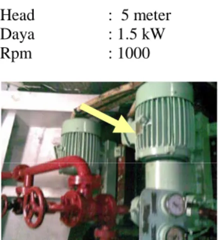 Gambar 4.3 Main  fuel oil transfer pump(yang besar) 