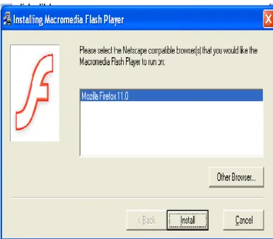 Gambar 2.6. Installing Macromedia Flash Player 