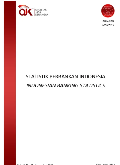 STATISTIK PERBANKAN INDONESIA INDONESIAN BANKING STATISTICS