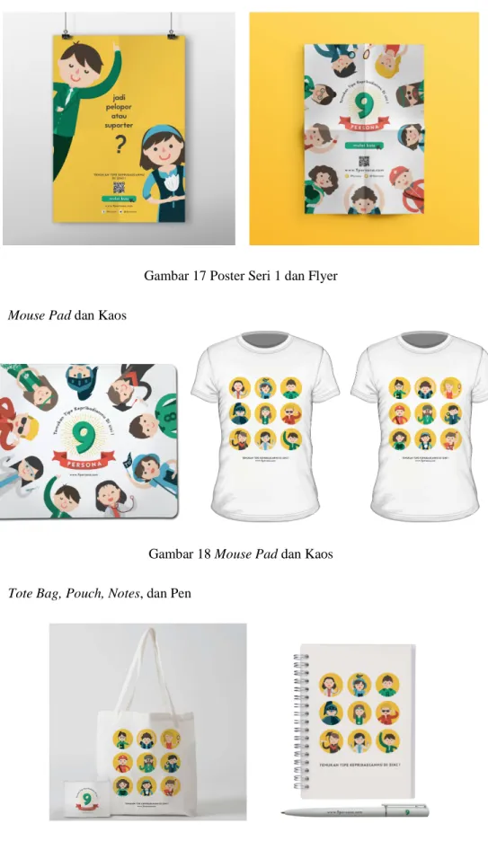 Gambar 17 Poster Seri 1 dan Flyer 