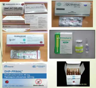 Gambar  5. Gambar jenis obat anti malaria (OAM) 