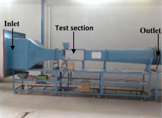 Gambar 4-3: Seksi  Uji  Sand  Erosion  Wind  Tunnel UPT-LAGG BPPT