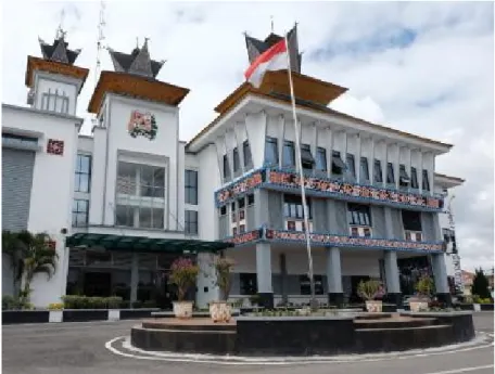 Gambar 2. Bangunan Kantor Bupati karo  (sumber foto : Alit Dinda Mustika, desember 2019) 