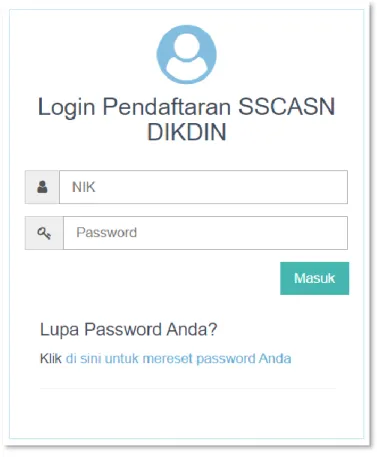 Gambar 8 : Form Log In 