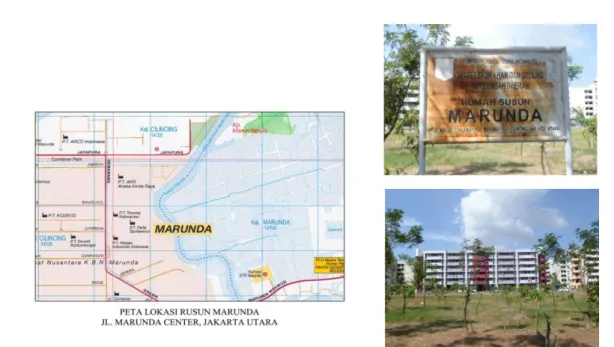Gambar 3.  Rumah Susun Marunda  Jl.Marunda Center Jatinegara Utara. 