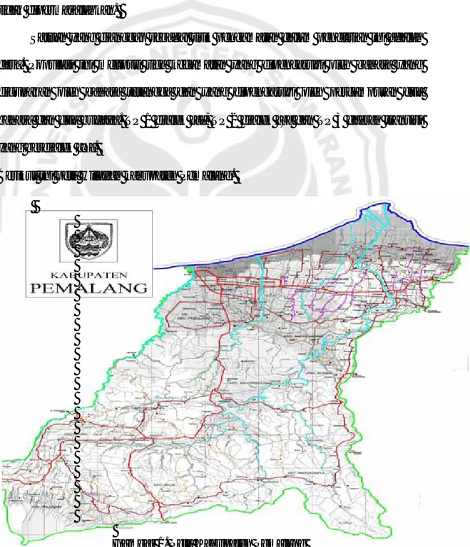 Gambar 1. Peta Kabupaten Pemalang 