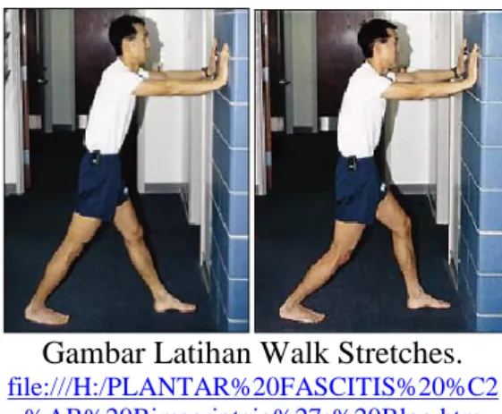Gambar Latihan Walk Stretches. 