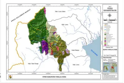 Gambar 6.4  Peta Geologi  Kabupaten Tana Toraja 