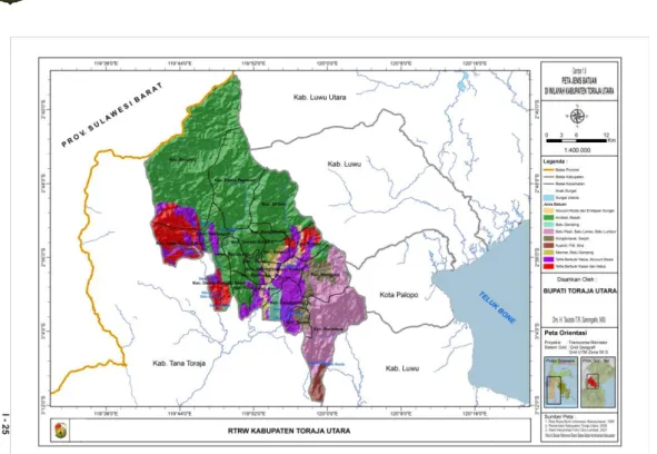 Gambar 6.5  Peta Jenis Batuan Kabupaten Tana Toraja 