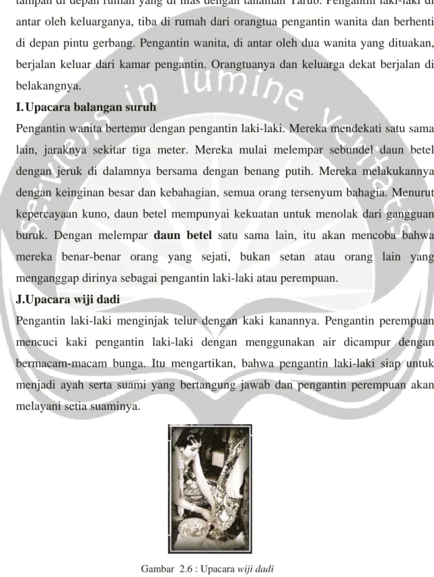 Gambar  2.6 : Upacara wiji dadi 