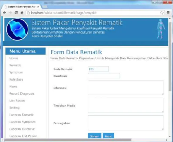 Gambar IV.2. Performance Form Data Rematik 