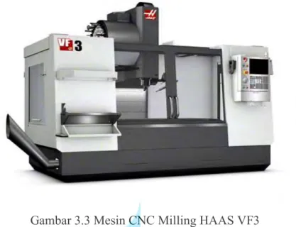 Gambar 3.3 Mesin CNC Milling HAAS VF3 