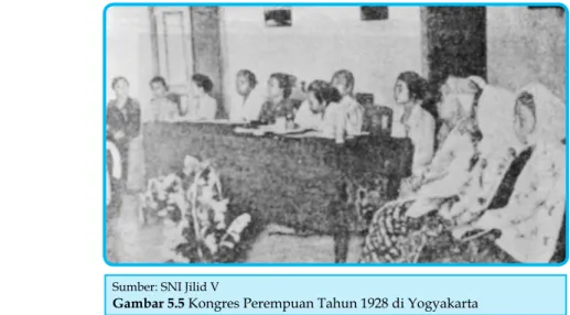 Gambar 5.5 Kongres Perempuan Tahun 1928 di Yogyakarta