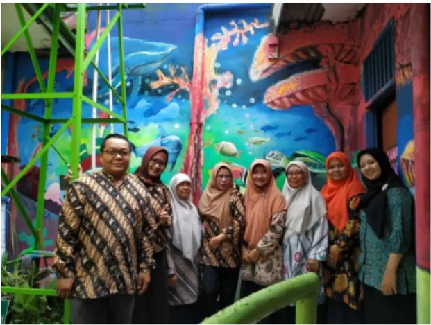Gambar 5 Bersama Para Guru TKIT Uswatun Hasanah 