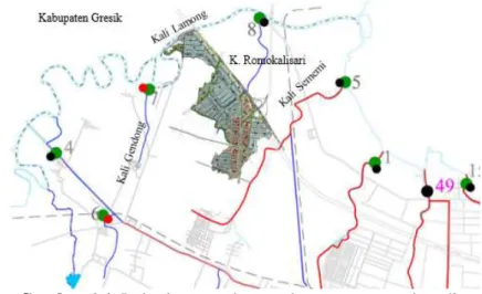Gambar 1.1. Lokasi pengembangan kawasan perumahan di  Kecamatan Benowo 