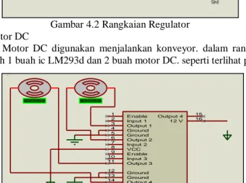 Gambar 4.3 Rangkaian Driver Motor DC 