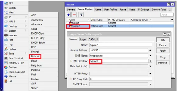 Gambar 3. Hotspot HTML 
