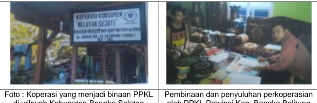 Foto : Koperasi yang menjadi binaan PPKL  di wilayah Kabupaten Bangka Selatan 