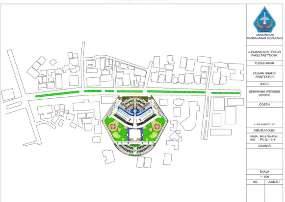 Gambar 2. Masterplan Wedding Centre  DENAH BASEMENT 