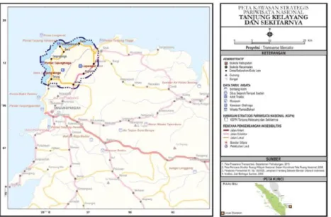 Gambar 5 Peta Kawasan Strategis Pariwisata Nasional Tanjung Kelayang dan Sekitarnya 
