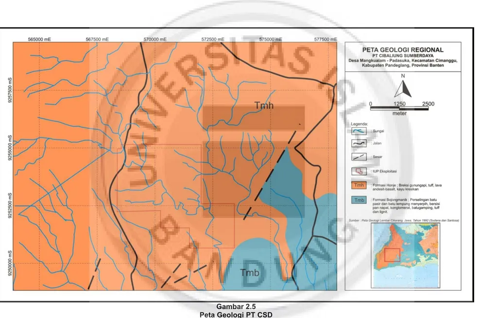 Gambar 2.5  Peta Geologi PT CSD