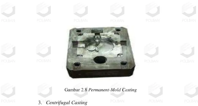 Gambar 2.8 Permanent-Mold Casting  3.  Centrifugal Casting 