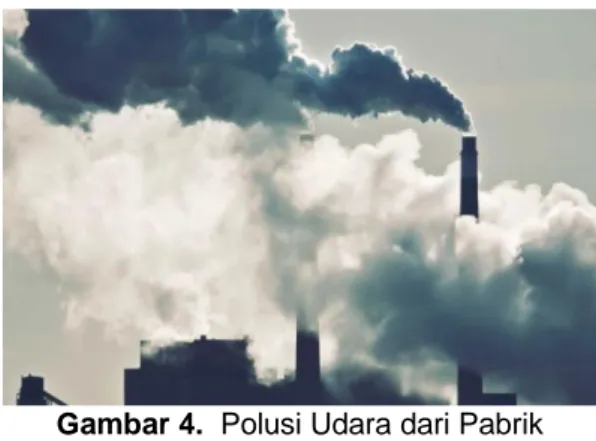 Gambar 4.  Polusi Udara dari Pabrik  Sumber : jatimtimes.com 