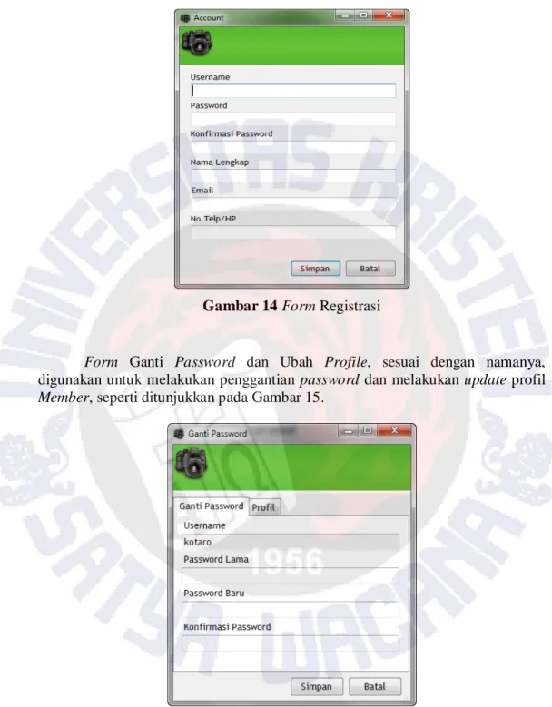Gambar 14 Form Registrasi 