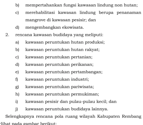 Gambar 6.2.  Rencana  Struktur  Ruang  Wilayah  Kabupaten  Rembang 
