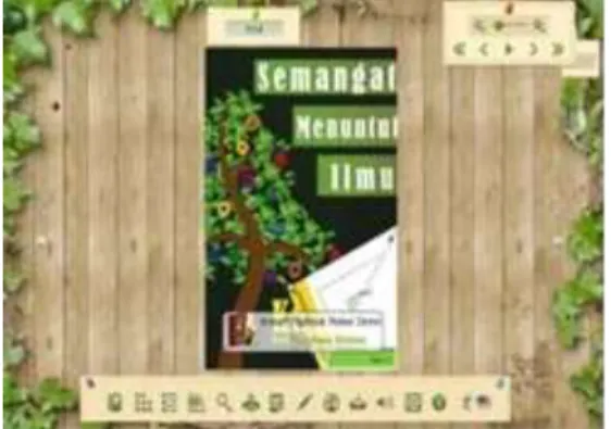 Gambar 1 Flipping Experience pada  Program Flip Book Maker 