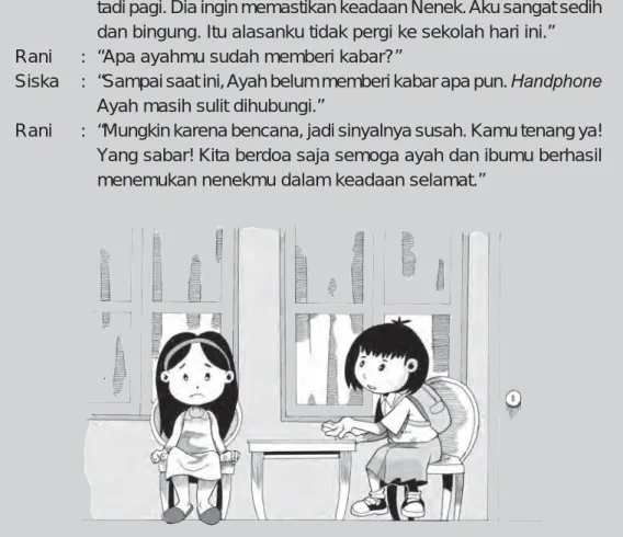 Gambar 2.7. Siska dan Rani Bercakap-cakap
