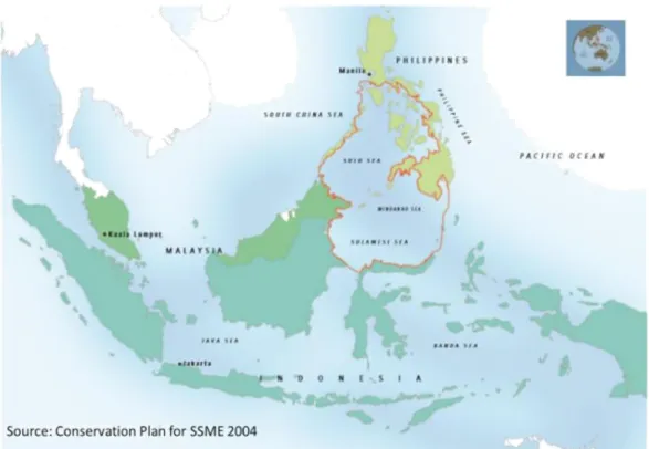 Gambar 1. Sulu-Sulawesi Marine Ecoregion (SSME) 