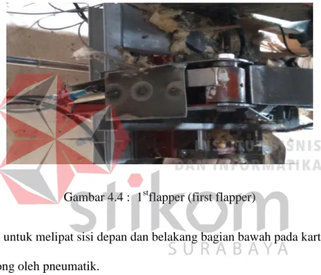 Gambar 4.4 :  1 st flapper (first flapper) 