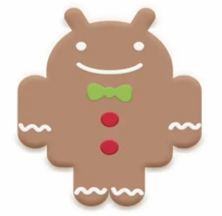 Gambar II.5. Logo Android versi 2.3 (GingerBread) 