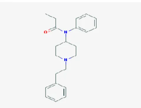 Gambar 2. Rumus bangun fentanyl 22 