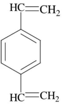 Gambar 2.2. Struktur Divinilbenzen 