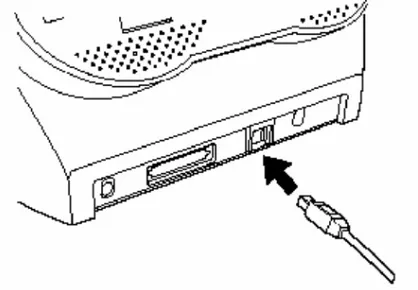 Gambar 17. Menyambung Kabel USB Ke Image Scanner