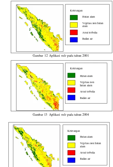 Gambar 13  Aplikasi rule pada tahun 2004 