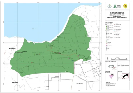 Gambar 4. Peta Infrastruktur Kelurahan Oeba 