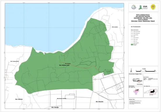 Gambar 2. Peta Administrasi Kelurahan Oesapa 